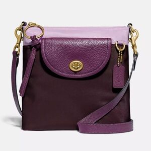 COACH Cargo Crossbody In 💜 purple Lilac lavender Colorblock